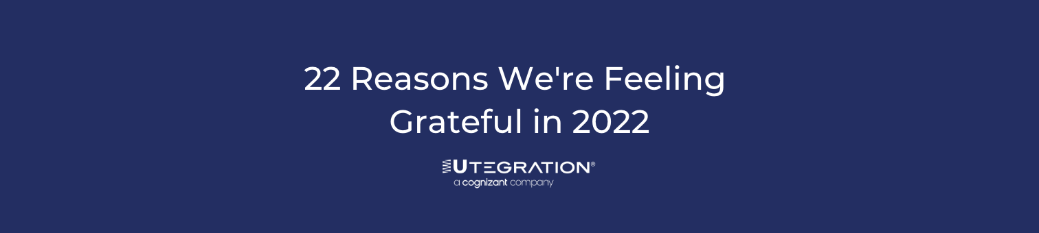 Reasons Utegration is Feeling Grateful